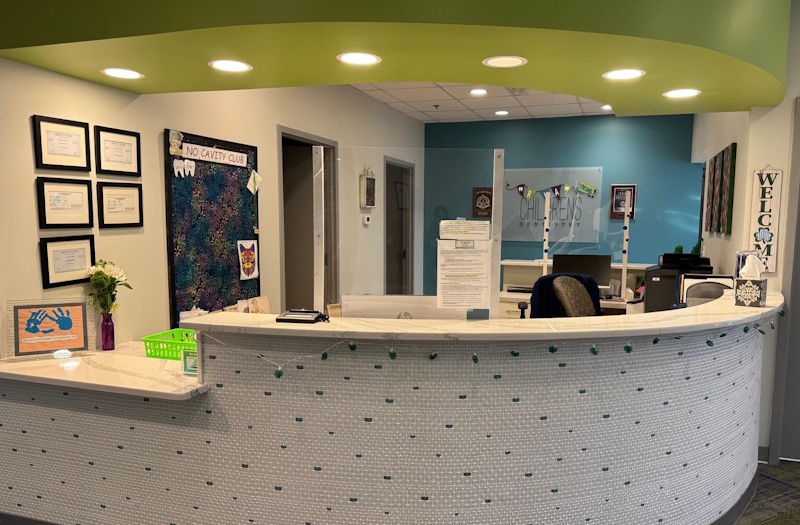 VA Children's Dentistry reception area